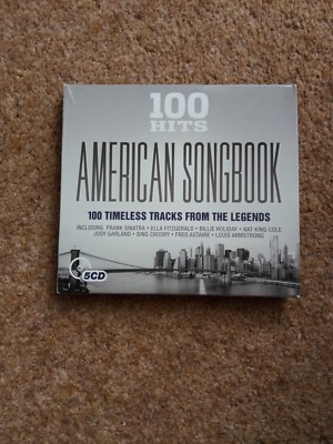 100 Hits: American Songbook 5 CD compilation boxset used