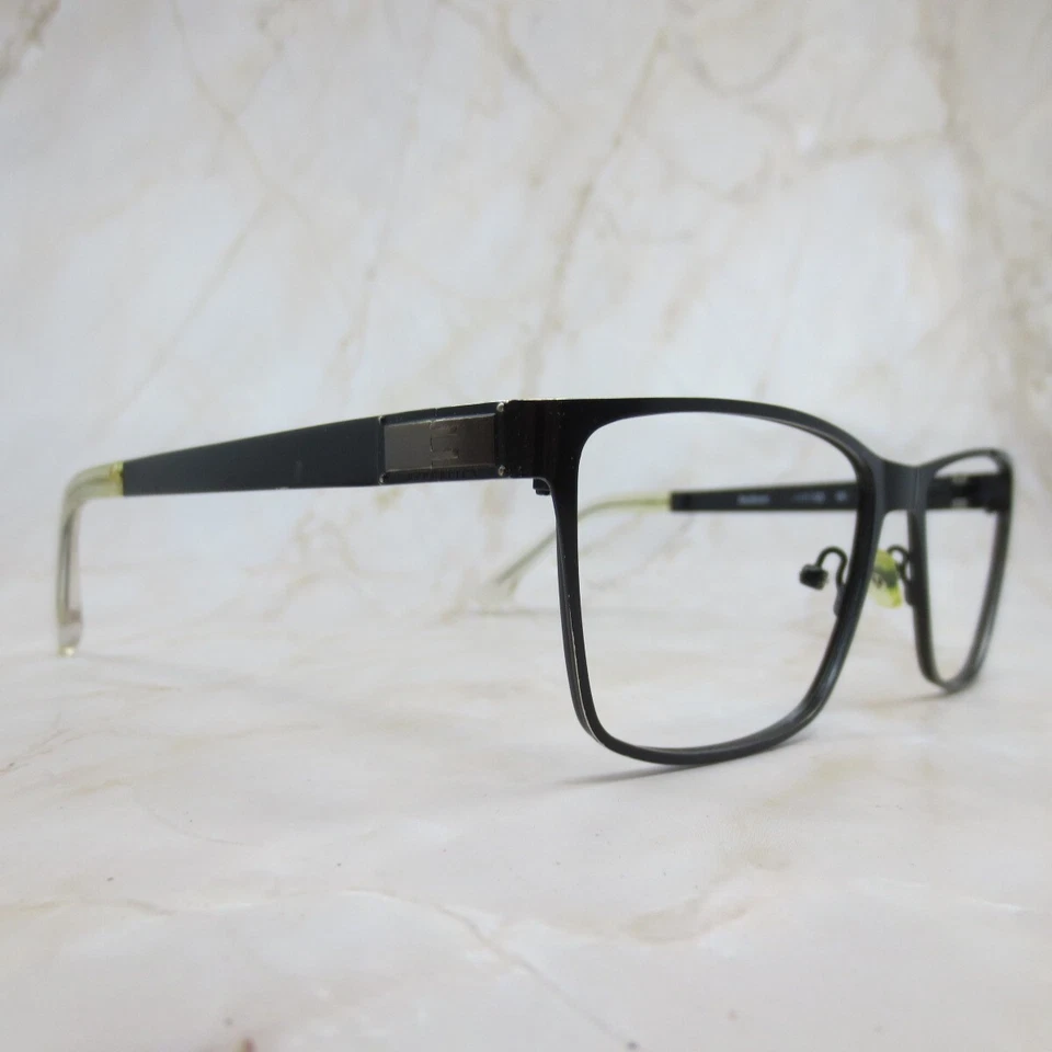 Marco de gafas Republica Bedford unisex pulido metal negro borde completo 17-150 Foto 2 de 4