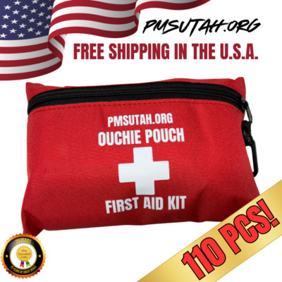 Portable First Aid Biking Cycling Riding Med Kit Pack Emergency Ouchie Pouch