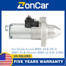 Starter For Honda Accord 2008-12 & CR-V 2007-11 & Element 2009-11 2.4L 17954