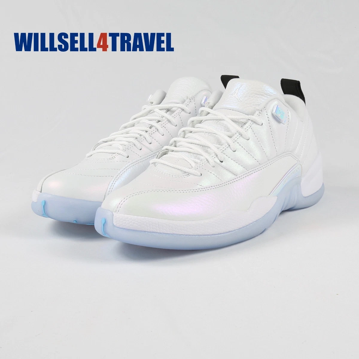 NIKE AIR JORDAN 12 RETRO LOW EASTER WHITE MULTICOLOR DB0733-190 MEN'S  SIZES