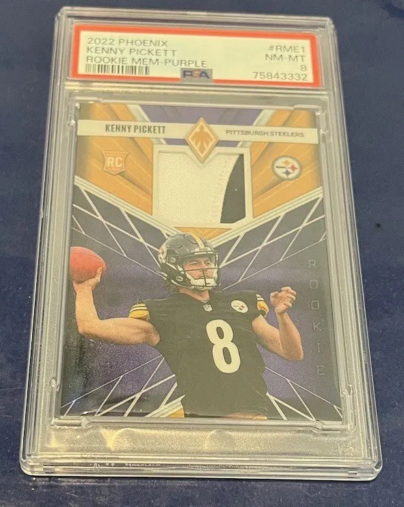 Kenny Pickett Panini Phoenix Rookie Memorabilia #RME1 Purple