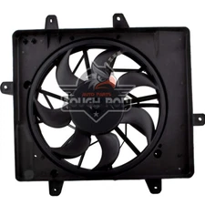 Radiator Condenser Cooling Fan Assembly For 2001-08 Chrysler PT Cruiser 2.4L L4