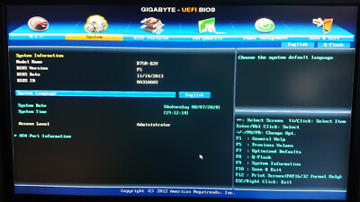 GIGABYTE GA-B75M-D2V, LGA 1155, mit CPU Celeron G1610 + 8GB RAM + Blende