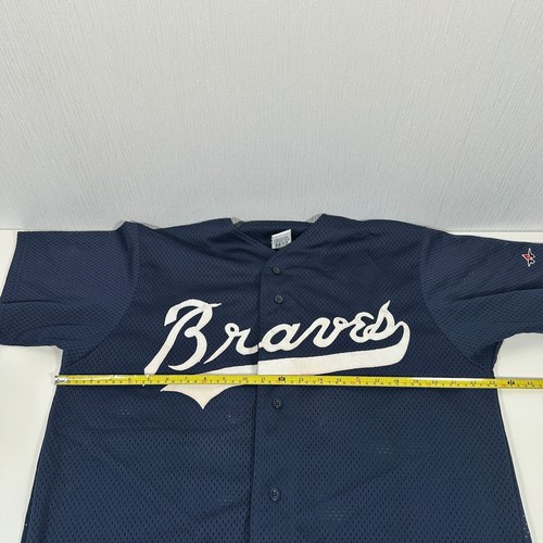 Alleson Atlanta Braves Men's L Freddie Freeman #5 Vintage Baseball Jersey Mesh - Picture 10 of 11