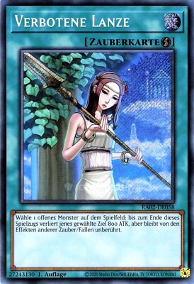 Yu Gi Oh! Forbidden Lance RA02-EN058 SECRET RARE