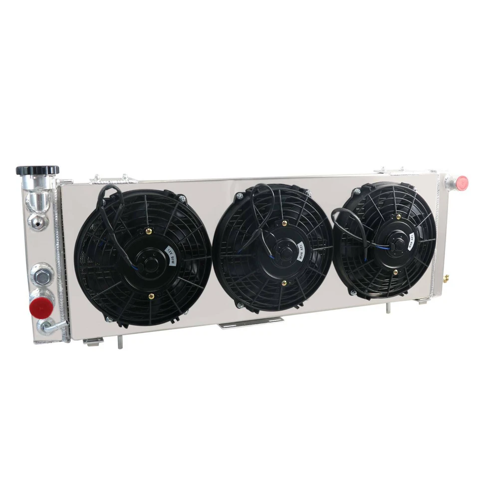 Aluminum Radiator+Shroud Fan Fit 1995-2000 JEEP Cherokee 1991-1992 JEEP Comanche Foto 2 de 4