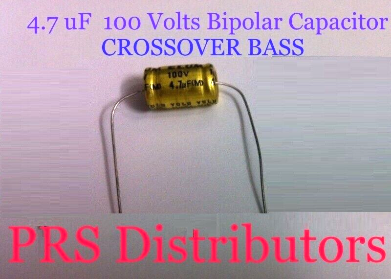 4.7uF 100V BIPOLAR CAPACITOR BASS BLOCKER SPEAKER TWEETER CROSSOVER 4.7mF1 Piece eBay