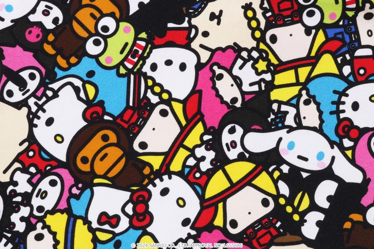 BABY MILO X SANRIO CHARACTERS SHARK FULL ZIP HOODIE 2K73-115