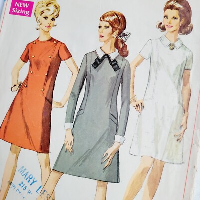 Vintage Sewing Pattern Vintage Mod Dresses Vintage Sewing Pattern
