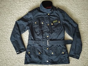 barbour belted jacket