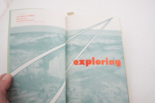 Boy Scouts Exploring Book BSA (F3L-57) 1958 1959 Printing - Picture 3 of 6