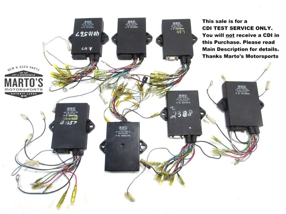 POLARIS CDI BOX TEST ALL MODELS SL SLT SLTX VIRAGE GENESIS 700 1200 750 1050 - Image 2 of 3