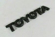 Toyota Tacoma Tundra Emblem Rear Tailgate Black Badge Back Sign Symbol Logo Toyota Tacoma Tundra Emblem Rear Tailgate Black Badge Back Sign Symbol Logo