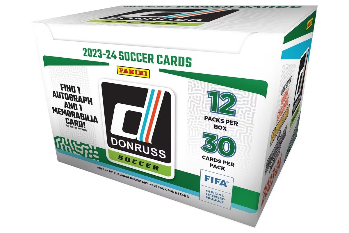 2023-24 PANINI DONRUSS SOCCER HOBBY BOX - BRAND NEW - FREE 