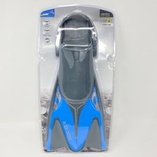 Body Glove Aquatics Adult Rubber Fins XL/2XL Swim Dive Blue Gray