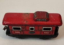 Vintage 1950 Marx Marline Toy Train Car New York Central Lines Caboose 556