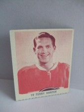 1967-68 IGA MONTREAL CANADIENS 67-68 NHL HOCKEY MINI CARD TERRY HARPER #19
