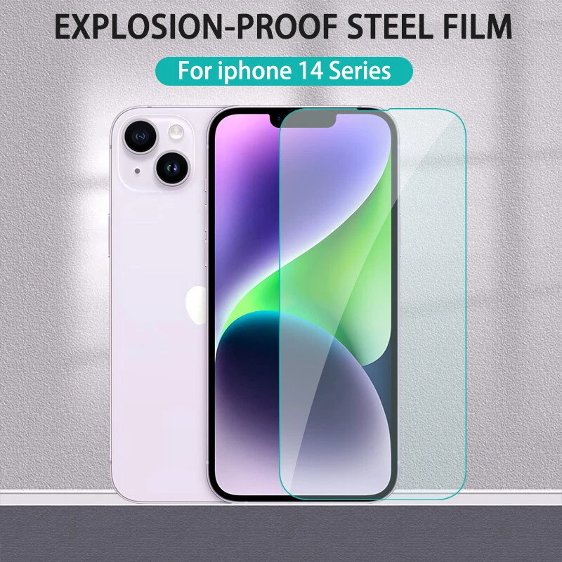 Funda para iPhone 14 13 12 11 15 Pro MAX Mini XS XR 8 Cubierta Cristal Protector Pantalla Foto 2 de 4