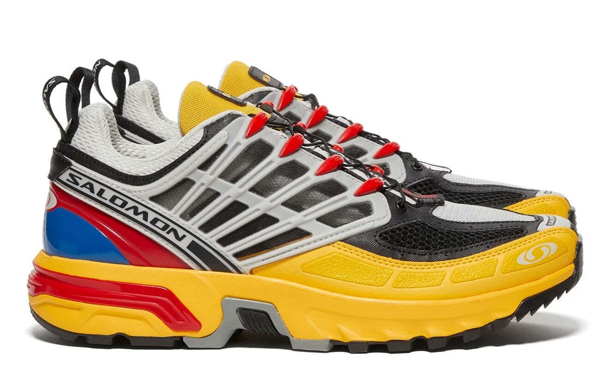 L47298900] Mens Salomon ACS Pro 'Black Lemon High Risk Red' | eBay