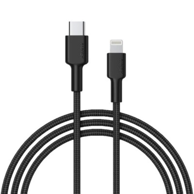 5902666662125 AUKEY CB-CL02 USB Kabel 1,2 m USB 3.2 Gen 1 (3.1 Gen 1) USB C Ligh