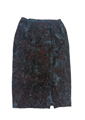 Elegant Black and Brown Women's Skirt For Suit Plus Size Size 18