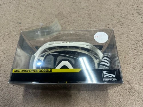 Vintage Scott USA Voltage X MX Goggle White NEW OLD STOCK