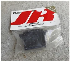 Vintage RC JR Radio Servo Case Plastic Black (1) JRPSC537 527 537 Old Stock NIB