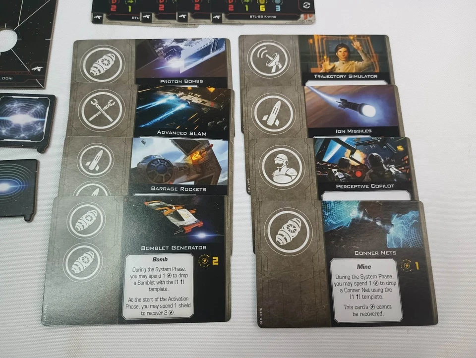 Star Wars X-Wing Miniatures BTL-S8 K-Wing totalmente convertido para 2ª edição - Imagem 3 de 4