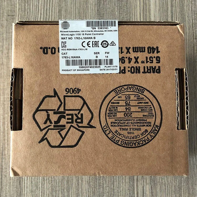 New Factory Sealed 1763-L16AWA / B MicroLogix 1100 16 Point Controller - Image 4 of 4