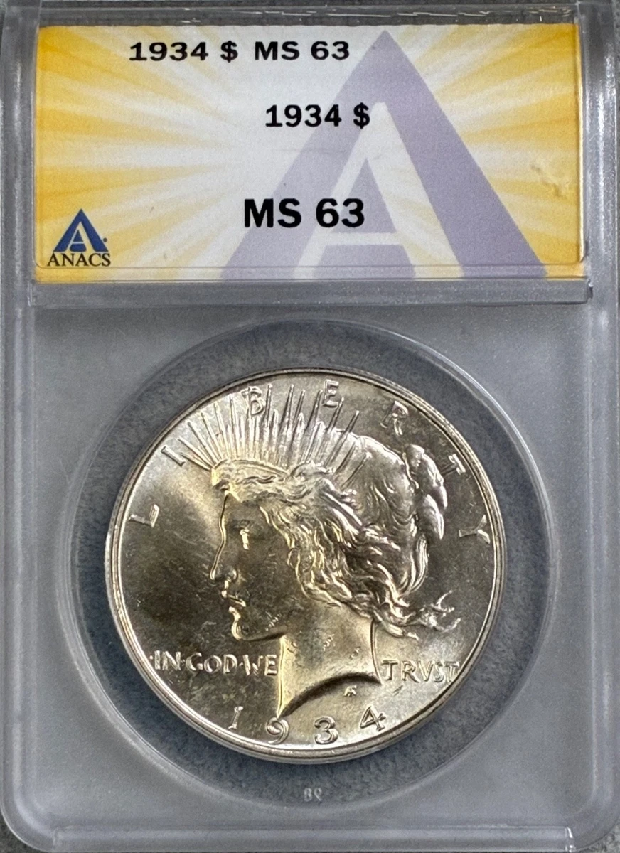 Peace Dollars 1934 for sale | eBay