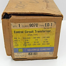 Square D 83161 9070-EO-1 Series B Industrial Control Circuit Transformer 50VA