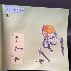 LEGO Mars Mission 7646 ETX Alien Infiltrator Pre Built & Minifigs Used Lot -RS10