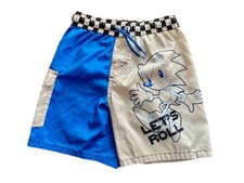 Boys' Sonic The Hedgehog swim trunks, size 7 A2.97