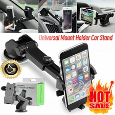 360° Mount Holder Car Stand Windshield For Mobile Cell Phone GPS Universal US✅