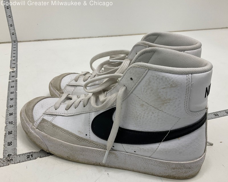 Nike Blazer Mid 77 White Black GS Shoes Size 6Y