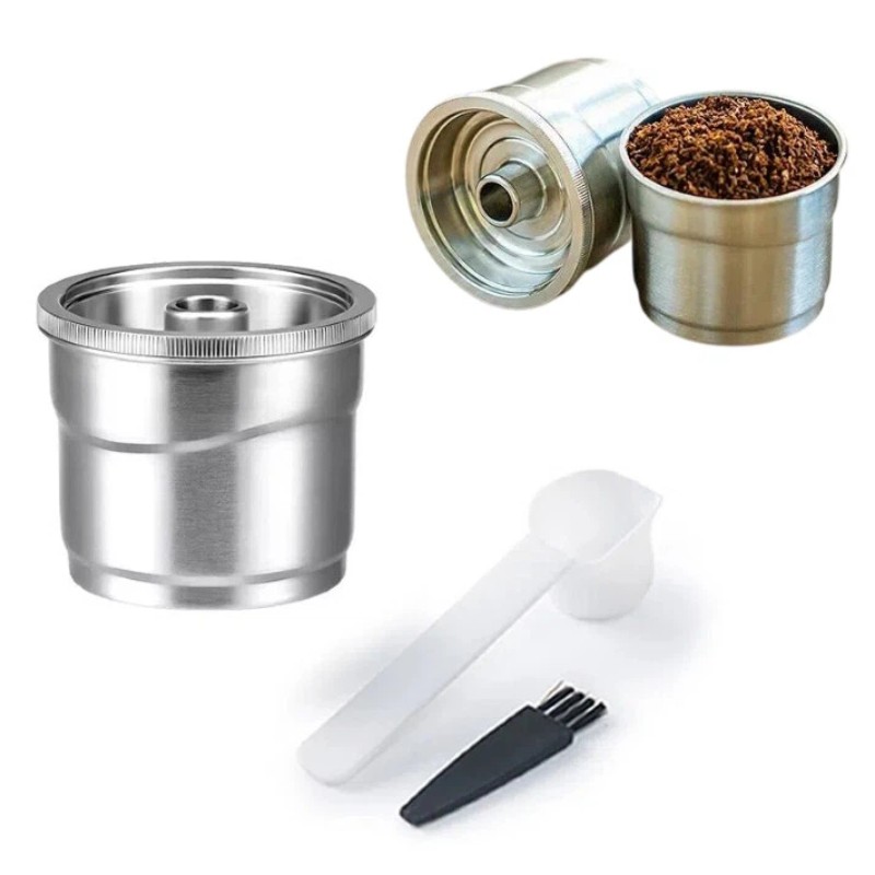 Stainless Steel Reusable Capsule Pods For Illy X7 Y3 Y5 Coffee Maker Machine DPS
