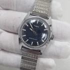 Vintage 1980 Timex Sprite Mechanical Men’s Watch 23319 02580 Navy Blue Dial