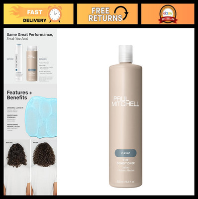 Leave-in Conditioner for All Hair Types - Softens, Adds Moisture, Classic Formul
