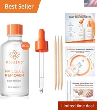 Multi-Purpose 60 ML Nail Glue Remover for Acrylic Tips & Quick Polish Removal