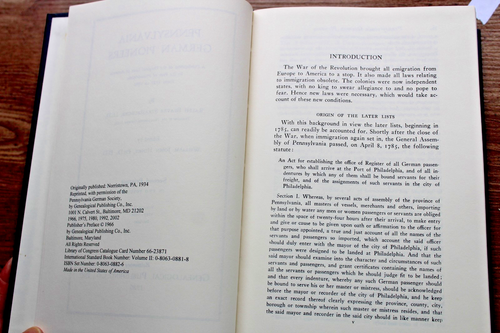Pennsylvania German Pioneers - Straussberger & Hinke 1980 Vol. 2 EXC. Reference - Picture 6 of 7