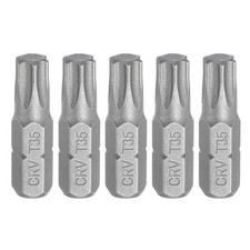 5pcs 1/4 Hex Shank T35 Head 1 Length Torx Scr...