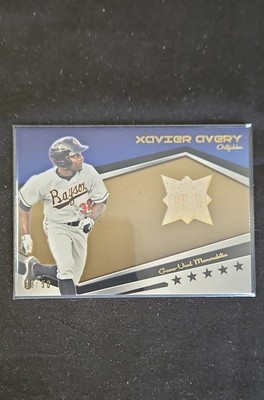 2012 Topps Pro Debut - Minor League Materials Xavier Avery #MLM-XA Gold 16/50
