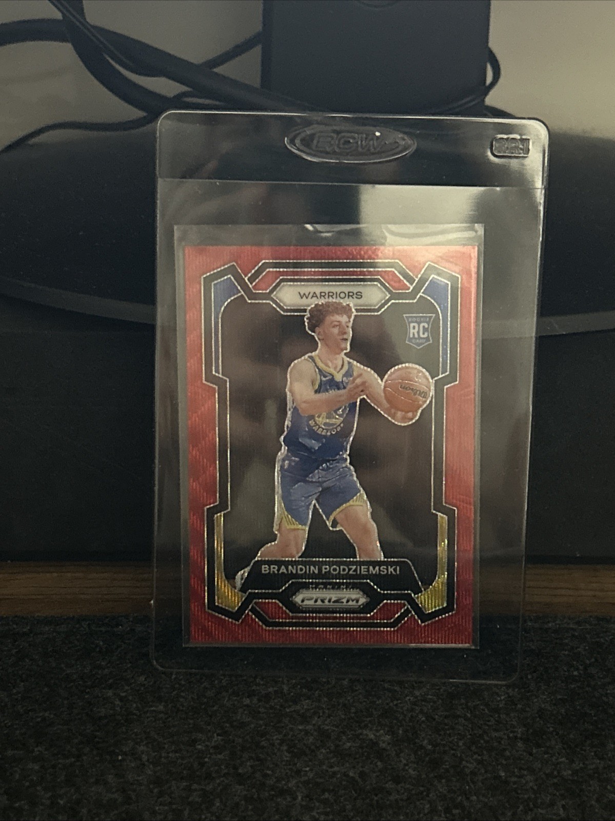 2023-24 Panini Prizm Brandin Podziemski RC Red Wave #147