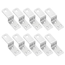 10Pcs Z Shape Corner Bracket 0.75 Inch Right Angle Picture Frame Braces Bracket