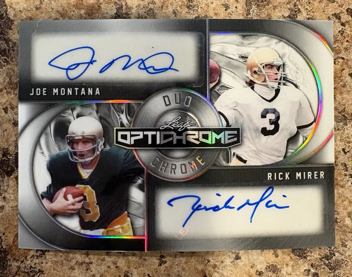 Leaf Joe Montana Football Sports Trading Cards & Accessories for