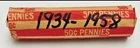 One Roll Worth of 1909-1958 Wheat Pennies Untouched Unsearched Estate Sale Find