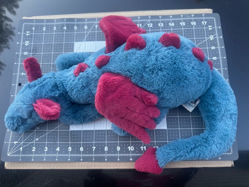 Jellycat Dexter The Dragon Plush Large 26”