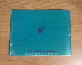 Dragon Warrior II 2 - Nintendo NES - Instruction Manual Booklet Only