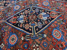 Auth: Antique Kurdish Rug Fine NW Village Striking Beauty Organic 5x6 NR